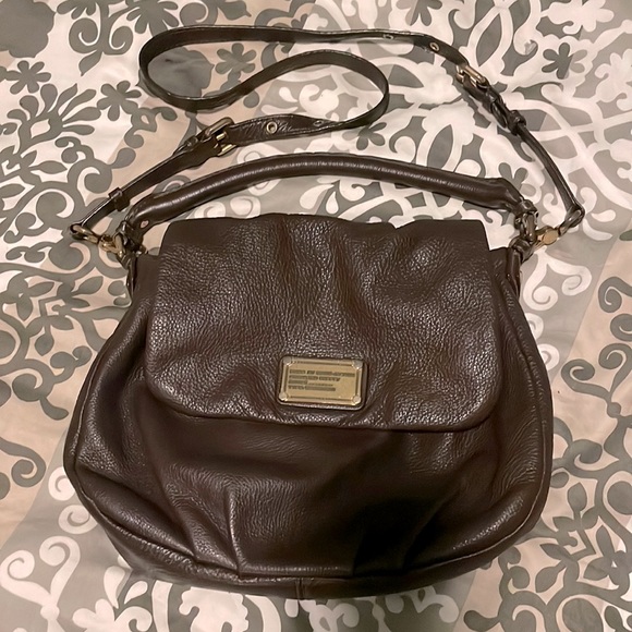 Marc by Marc Jacobs Classic Q Lil Utika Brown Leather Bag - Picture 1 of 8